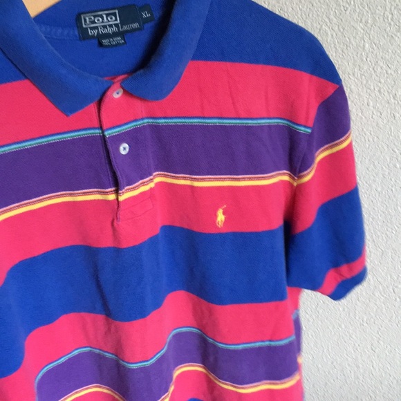 Polo Ralph Lauren Other - Polo by Ralph Lauren XL striped colorblock shirt